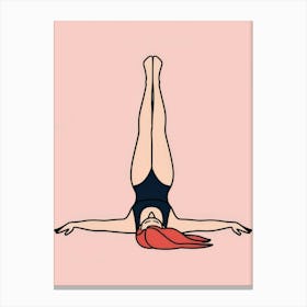 Yoga Pose 12 Canvas Print