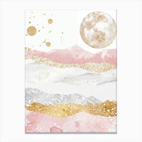 Pink Moon 3 Canvas Print