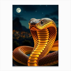 Wild Animal Creative Portrait 52 Canvas Print