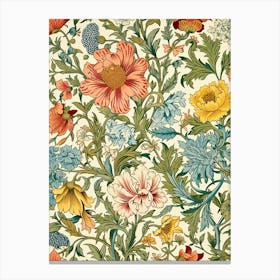 Floral Wallpaper 254 Canvas Print