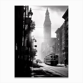 San Francisco, Black And White Analogue Photograph 3 Canvas Print