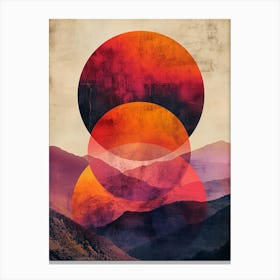 Sunset In The Mountains - abstract art, abstract painting  city wall art, colorful wall art, home decor, minimal art, modern wall art, wall art, wall decoration, wall print colourful wall art, decor wall art, digital art, digital art download, interior wall art, downloadable art, eclectic wall, fantasy wall art, home decoration, home decor wall, printable art, printable wall art, wall art prints, artistic expression, contemporary, modern art print, unique artwork, Canvas Print