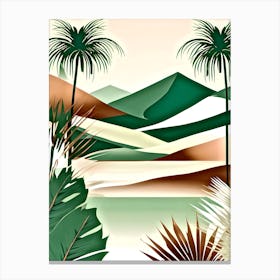 Tropical Landscape 2 Canvas Print