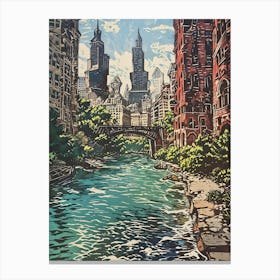 Chicago River Canvas Print