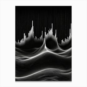 Waves Of Sound Canvas Print