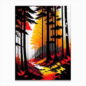 Autumn In The Woods 6 Canvas Print