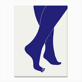 Legs Blue_2483540 Canvas Print