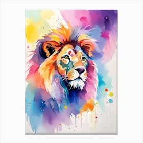 Lion Painting 14 Canvas Print