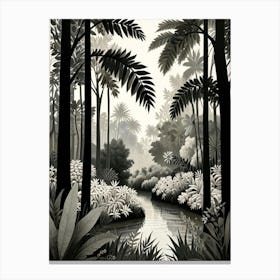 Jungle River Canvas Print