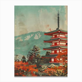 Nara Park Mid Century Modern 2 Canvas Print