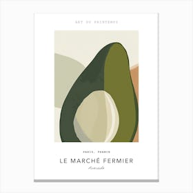 Avocado Le Marche Fermier Poster 5 Canvas Print