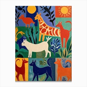 Color Zoo Canvas Print