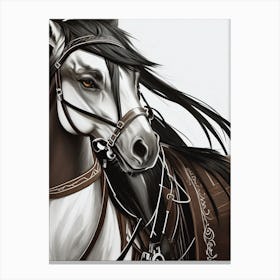 Equestrian Art Canvas Print