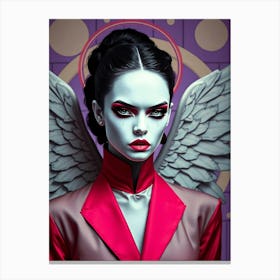 Beauty Angel Of Death Canvas Print