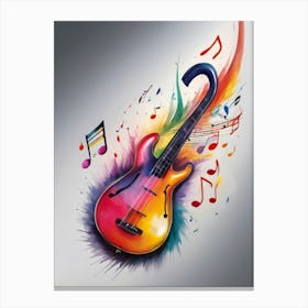 Guitar Wall Art Canvas Print