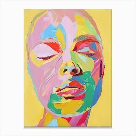 Woman'S Face 2 Canvas Print