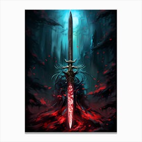 Sword Of The Demon Canvas Print