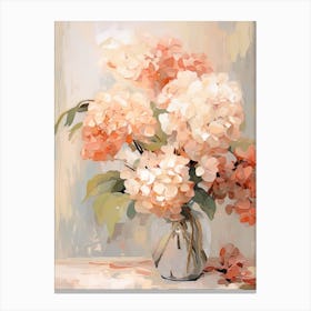 Hydrangea Flower Still Life Painting 4 Dreamy Canvas Print