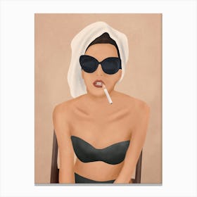 Morning Cigarette Canvas Print