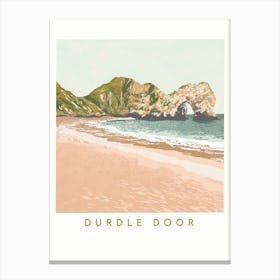 Durdle Door Jurassic Coast Dorset Art Print Canvas Print