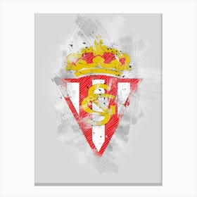 Sporting De Gijón 1 Canvas Print