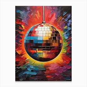 Disco Ball art print Canvas Print