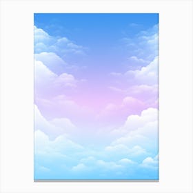 Sky Background With Clouds Canvas Print