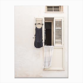 Window Of A House Canvas Print