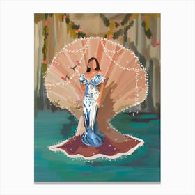 Modern Mermaid Canvas Print