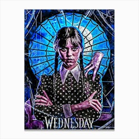 Addams Family Wednesday 1 Canvas Print