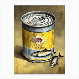 Sardine Can Canvas Print