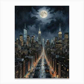 New York City A Different Side of the City Canvas Print