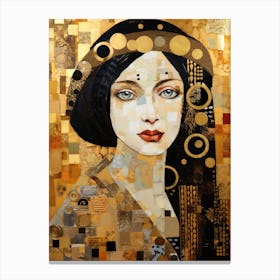 Mosaic Portrait 1 Canvas Print