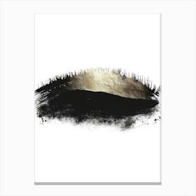 Black And White Painting 6 Canvas Print