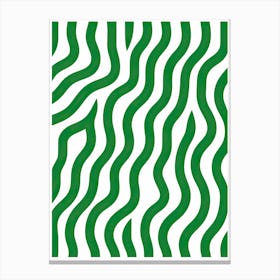 Line Art Inspired By The Green Stripe By Matisse 4 Canvas Print