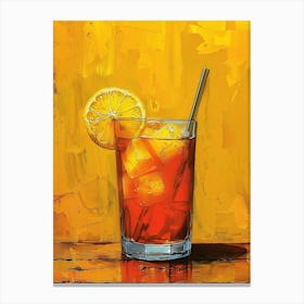 Iced Tea 23 Canvas Print