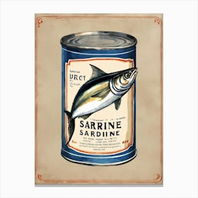 Sardine Sardine Canvas Print