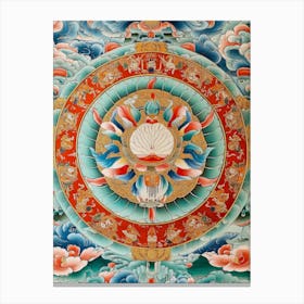 Buddhist Mandala Canvas Print