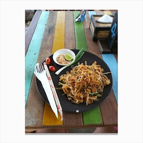 Thai Food Canvas Print