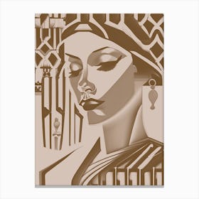 Nubian Queen Canvas Print