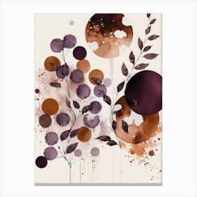 Minimalist Flowers Minimalist Watercolor Canvas Print