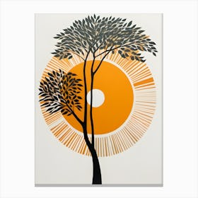 Tree Of Life Abstract 'Sunrise' Canvas Print
