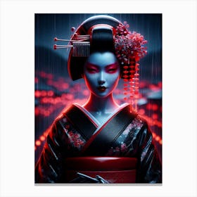 Japan Geisha Visual 117 Canvas Print