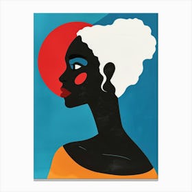 Portrait Of An African Woman 2 Canvas Print