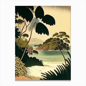Muri Beach Cook Islands Rousseau Inspired Tropical Destination Canvas Print