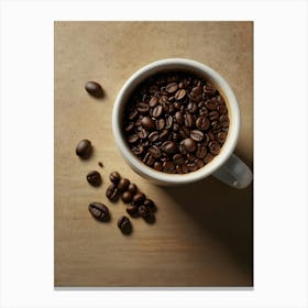 Coffee Beans Canvas Print