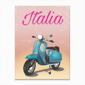 Italy Scooter Canvas Print