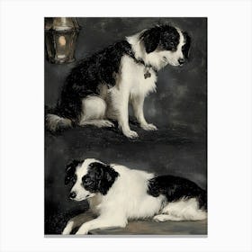 Two Dogs Canvas Print