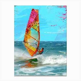 Windsurfing Canvas Print