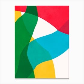 Colorful expressionist strokes 2 Canvas Print